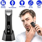Beard Trimmer For Men  Cordless Clipper Shaving Kit For Mustache Body