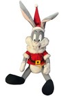 1997 Vintage Looney Tunes 12  Bugs Bunny Santa Plush From Russell Stover W tag