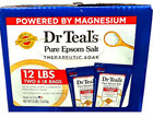 Dr  Teal s Pure Epsom Salt Ultra Fine Crystals 2-6 Lbs Total 12 Lbs