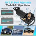 Adjustable Windshield Wiper Motor 12v 2 5  Shaft For Mrv Boat Automotive 30991