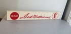 Vintage 60s Sears Ted Williams Wooden Sign 21  X 4  Very Unique Shelf Up5