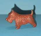  1920s Vintage Miniature Cracker Jack Toy Prize Red Scottie Terrier Dog  1 1 4 