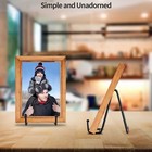 5-pack 4-inch Plate Holder Display Stands Black Metal Frame Stand