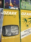 Ozark Air Lines Memorabilia Items Lot - Schedules Advertisements Over 100 Pieces