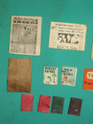 Vintage Dollhouse Miniatures- 30 Paper  Accessory Items-1970s- Books Newspapers
