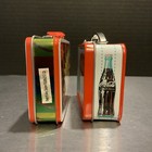 Miniature Tin Lunchbox Lot Coca-cola   Smarties Candy Theme 