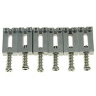 Set Of 6 Stainless Steel Electric Guitar Bridge Saddles For Strat Tele