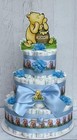 3 Tier Winnie The Pooh Diaper Cake Baby Shower Boy