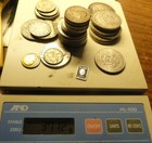 371 2 Grams U s    World Mixed Silver Coins - No Junk Pre 1965 - Look