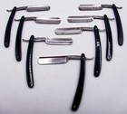 Rare Vtg Kropp 7-day Straight Razor Set   Sheffield Steel   Mirror Finish