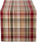 Elegant 14x72 Autumn Plaid Table Runner - Perfect For Thanksgiving Gatherings