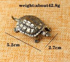 Brass Turtle Figurine Small Animal Statue Table Office Home Decoration Toy Gifts