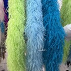 2meter Ostrich Feathers Boa 1 3 6 10 15ply Thick Fluffy Feather Ornament Shawl