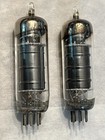 Pair Vintage 6005 Vacuum Tubes Usa Tested Strong Sencore Tc136 6aq5 Equivalent