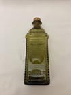Perrine s Ginger Apple Olive-green Glass Square-bottle Bitters Phila Cork 9-3 4