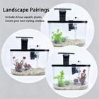1 7 Gallon Aquarium Starter Kit Complete Small Fish Tank With Led Light   Qui   