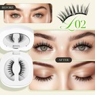 Lashview Magnetic Eyelashes With Applicator  Reusable Soft Magnetic Eyelashes   