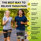 Hamstring Compression Sleeve  1 Pair  For Thigh  Quad  Groin Support   Recovery