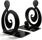 Metal Bookends Heavy Duty Bookend  black 1 Pair   Book Ends