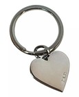 Ralph Lauren Romance Heart Pendant Keychain R l r  Silver Tone New In Pkg