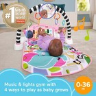 Piano Gym Baby Playmat With Musical Learning Toy  Pink