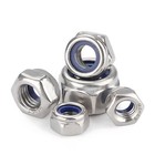 Nyloc Nylon Insert Locking Nuts M4 M5 M6 M8 M10 M12 201 Stainless Steel Din 985