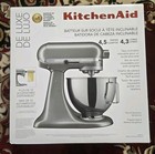     New     Kitchenaid Deluxe - 4 5 Quart Tilt-head Mixer - Ksm97cu - Silver