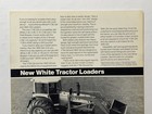 Vintage 1978 - White Tractor Loaders Sales Brochure  showroom Sales Sheet 