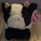 Vintage Swibco Puffkins Meadow The Cow Plush Stuffed Animal 1997 Style 6624 Nos