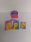 Vintage Tweety Bird  Desk Set 6 Piece Looney Tunes 1999 Notepads Address Unused