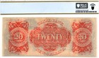1850s  20 Canal Bank  New Orleans Louisiana Obsolete Note - Pcgs 64  Lovely Cu 