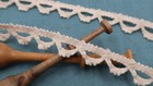 French Antique Bobbin Lace Trim Cotton Dentelle Du Puy En Velay Ribbon Vintage
