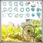 Macrame Hoops Ring For Dream Catcher Metal Crafts Round Brass Plated Silverpack
