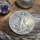 Vintage Estate Junk Drawer Lot 4  Jewelry  Silver Coin  Collectibles  Watch