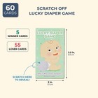 60x Baby Shower Scratch Cards Lucky Diaper Game For Boys Or Girls Gender Neutral