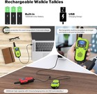 Walkie Talkies For Adults- Woktok Long Range 2 4packs  Red green blue purple 
