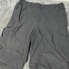 Columbia Titanium Cargo Convertible Hiking Pants Mens Xl Gray Nylon X-large