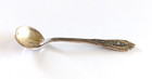 Wallace Sterling Rose Point Salt Spoon Vintage Length 2 5       4 13 Grams