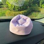 Doll Car Seat Compatible With Labubu  Handmade Bean Bag Chair For Light Purple
