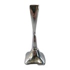 Contemporary Judaica Silver Tone Menorah 7  Tall 