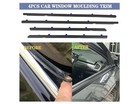 4 Pc Window Weather Stripping Molding Trim Compatible With Honda Civic 12-15  d1