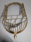 Vintage Wrought Iron Wall Hanging Garden Planter Basket  Decorative Rustic 21 