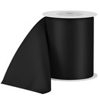 Black Double Faced Satin Ribbon 3 Inch X 10 Yards Solid Fabric Gift Wrapping