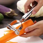 Stainless Steel Vegetable Fruit Grater Julienne Peeler Slicer Potato Carrot