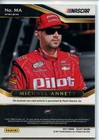2017 Panini Select Racing Nascar Swatches Race Used Firesuit  ma Michael Annett