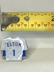 Elton John  1 Dodgers  Jersey Enamel Metal Lapel Hat Pin On Silver Tone  New