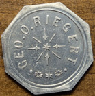 Saint Louis Missouri Mo 8 Mile House Good For One Drink Bar   Saloon Trade Token