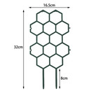 2pcs Honeycomb Plant Trellis Plastic Climbing Support For Potted Plants - New