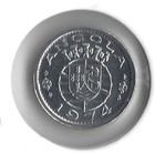 Coin Angola  portuguese  10 Centavos 1974 Km82  unreleased   One Year Type