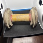 Large Wooden   Metal Industrial Textile Thread Sewing Spool Mill Bobbin 10 5 